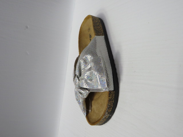 Klapki Damskie FRS-56 SILVER 36-41
