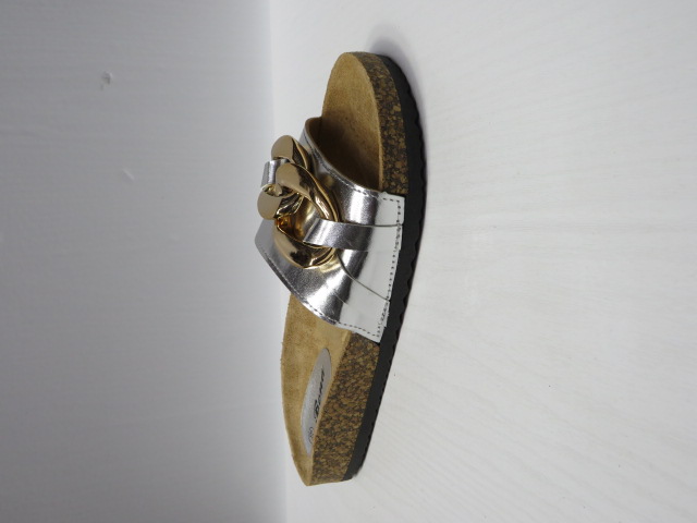 Klapki Damskie FRS-62 SILVER 36-41