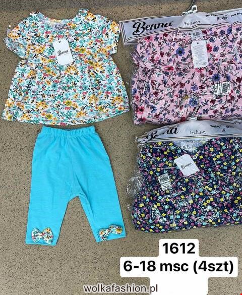 Komplet dziewczęcy 1612 Mix kolor 6-18m