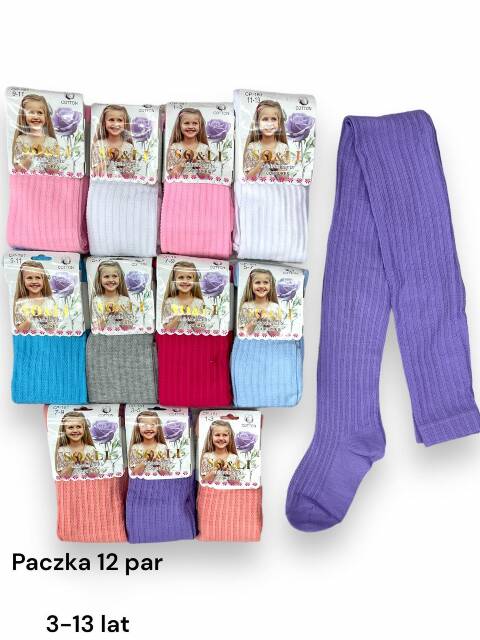 Rajtopy dziewczęce 9073 Mix kolor 3-13