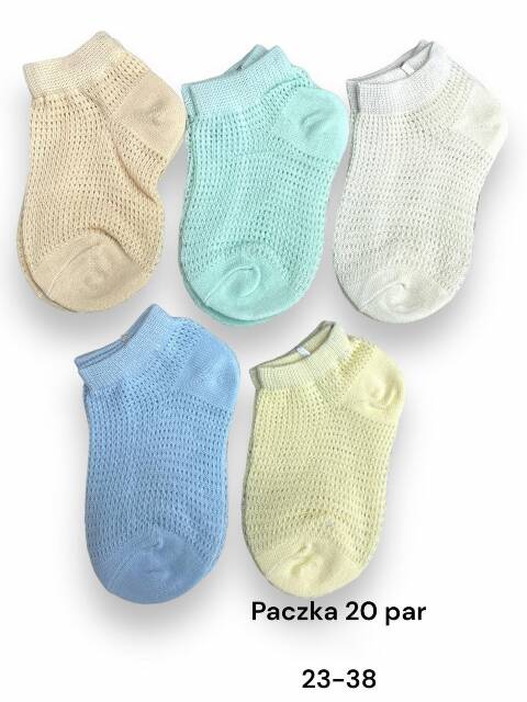 Skarpety dziewczęce 9074 Mix kolor 23-38