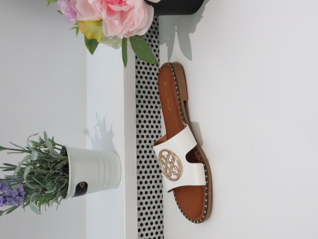 Klapki Damskie HXD-10 WHITE 36-41 1