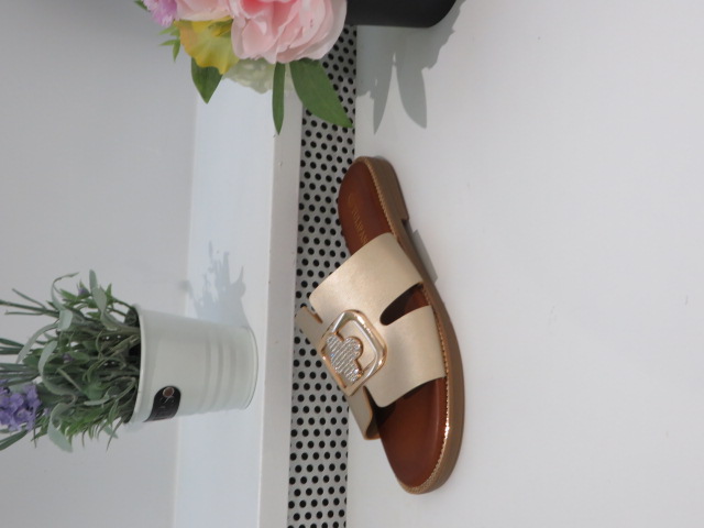Klapki Damskie 20698-11 GOLD 36-41