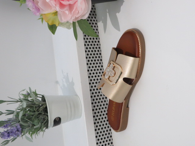 Klapki Damskie 20698-11 GOLD 36-41 1