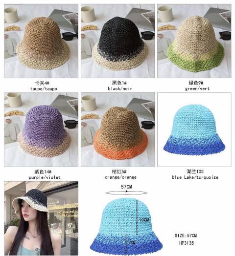 Kapelusz damskie 5994 Mix kolor Standard 1