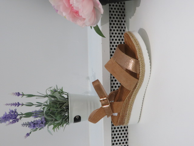 Sandały damskie F6176 CAMEL 36-41