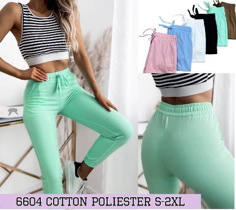 Spodnie damskie 6604 Mix kolor S-2XL