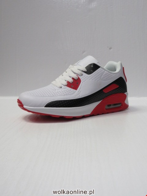 Sportowe Damskie D014-325 WHITE/BLACK/RED 36-41