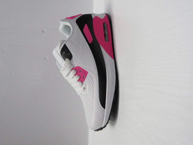 Sportowe Damskie D014-319 WHITE/BLACK/FUSHIA 36-41