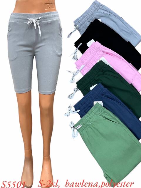 Spodenki damskie S5501 Mix kolor S-2XL