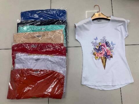 Bluzka damskie 6231 1 kolor S-2XL 1