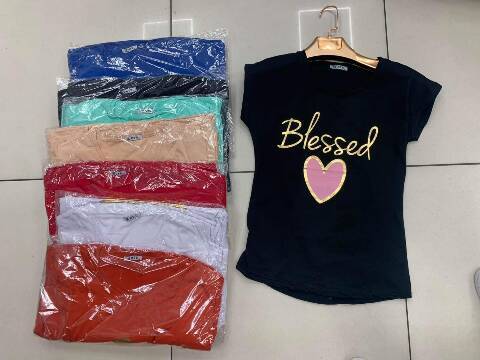 Bluzka damskie 6237 1 kolor S-2XL