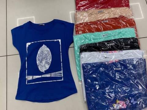 Bluzka damskie 6242 1 kolor S-2XL