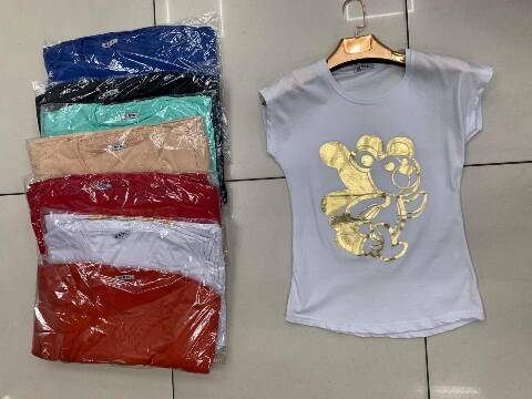 Bluzka damskie 6246 1 kolor S-2XL 1