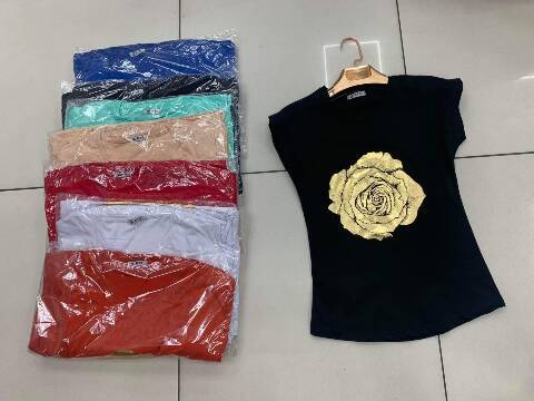 Bluzka damskie 6247 1 kolor S-2XL