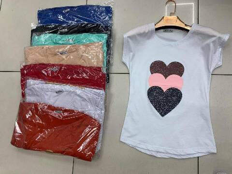 Bluzka damskie 6250 1 kolor S-2XL