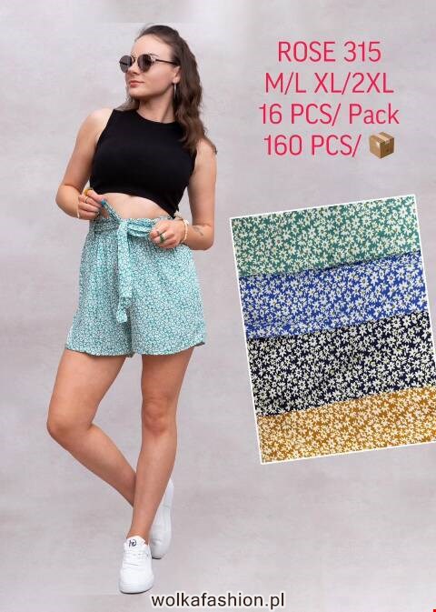 Szorty damskie ROSE 315 Mix kolor M-2XL