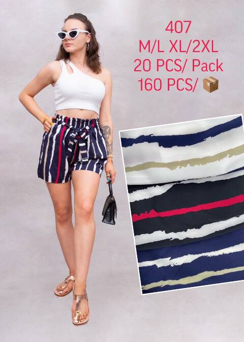 Szorty damskie 407 Mix kolor M-2XL