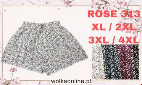 Szorty damskie ROSE 313 Mix kolor XL-4XL