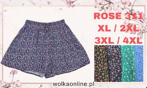 Szorty damskie ROSE 311 Mix kolor XL-4XL