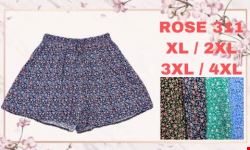 Szorty damskie ROSE 311 Mix kolor XL-4XL