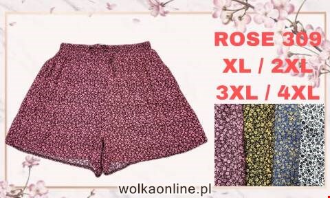 Szorty damskie ROSE 309 Mix kolor XL-4XL