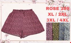 Szorty damskie ROSE 309 Mix kolor XL-4XL