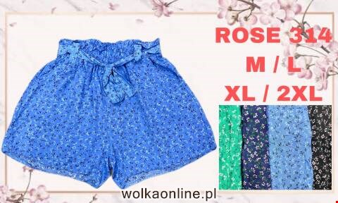 Szorty damskie ROSE 313 Mix kolor XL-4XL