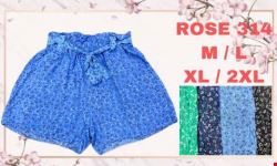 Szorty damskie ROSE 313 Mix kolor XL-4XL