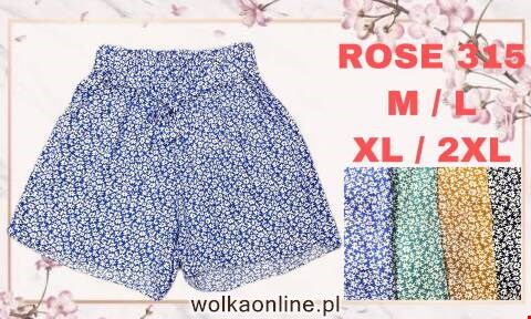 Szorty damskie ROSE 315 Mix kolor XL-4XL
