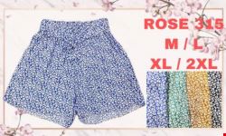 Szorty damskie ROSE 315 Mix kolor XL-4XL