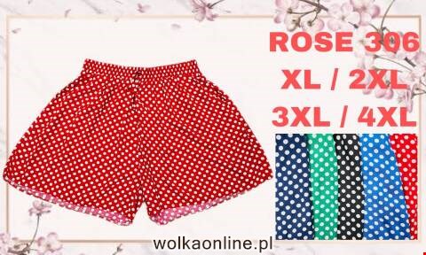 Szorty damskie ROSE 306 Mix kolor XL-4XL