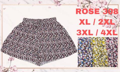 Szorty damskie ROSE 308 Mix kolor XL-4XL