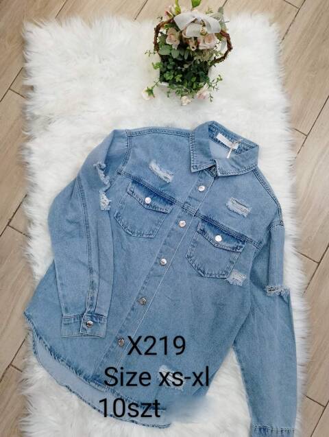 Koszula damskie X219 1 kolor XS-XL 1