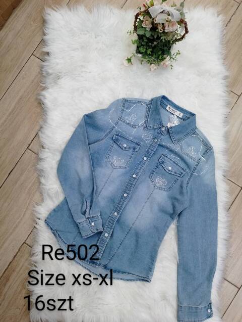 Koszula damskie RE502 1 kolor XS-XL 1