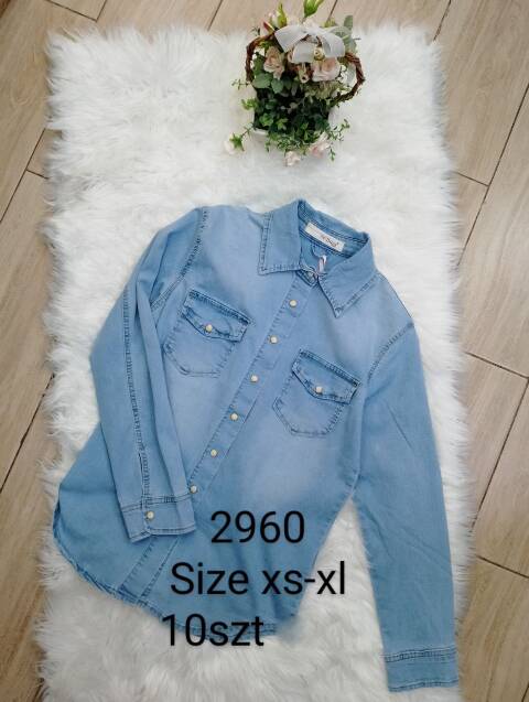 Koszula damskie 2960 1 kolor XS-XL 1