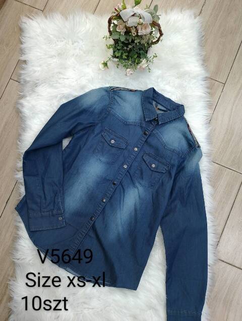 Koszula damskie V5649 1 kolor XS-XL 1