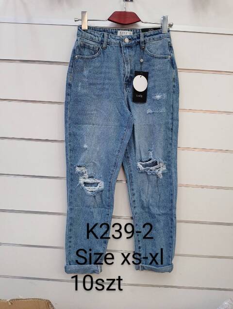 Jeansy damskie K239-2 1 kolor XS-XL 1