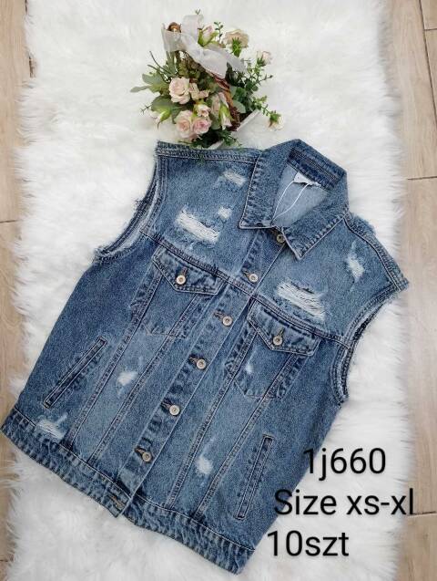 Kamizelka damskie 1J660 1 kolor XS-XL