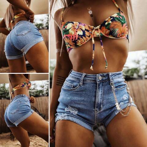 Szorty damskie 6460 1 kolor XS-XL 1