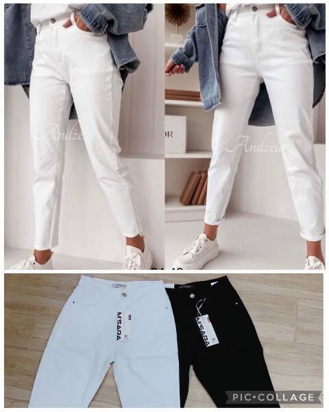Jeansy damskie 6461 1 kolor XS-XL 1