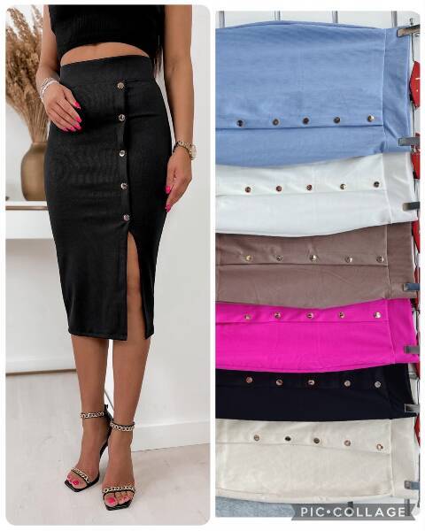 Spódnice damskie 6475 1 kolor S-L 1