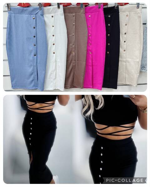 Spódnice damskie 6476 1 kolor S-L 1