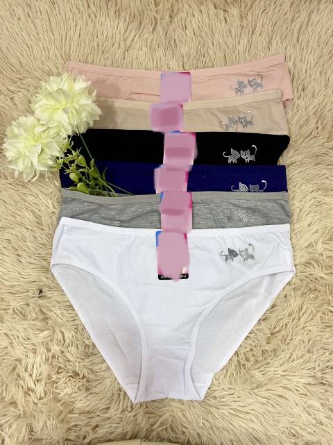 Majtki damskie 6487 Mix kolor M-2XL