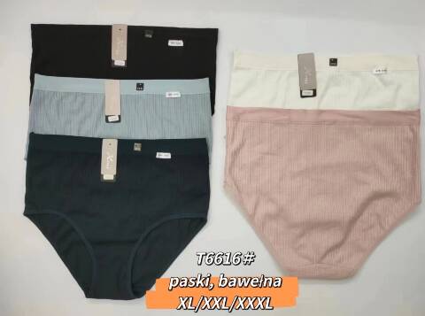 Majtki damskie T6616 Mix kolor XL-3XL 1