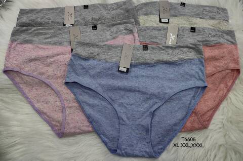 Majtki damskie T6605 Mix kolor XL-3XL 1