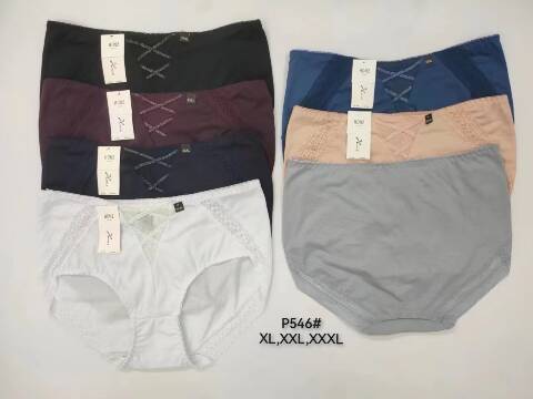 Majtki damskie P546 Mix kolor XL-3XL