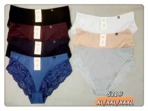 Majtki damskie 531 Mix kolor XL-3XL
