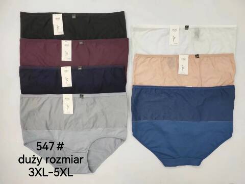 Majtki damskie 547 Mix kolor 3XL-5XL