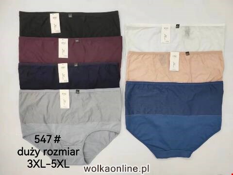 Majtki damskie 547 Mix kolor 3XL-5XL